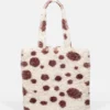 Bolso tote marrón peludo
