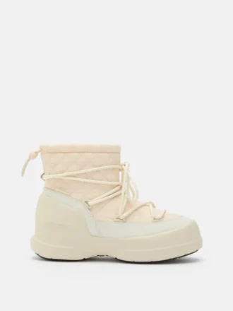 Botas acolchadas Mezzaluna Mid en color crema