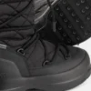Botas altas acolchadas Mezzaluna en negro