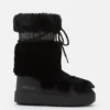 Botas altas Ltrack Black de piel sintética