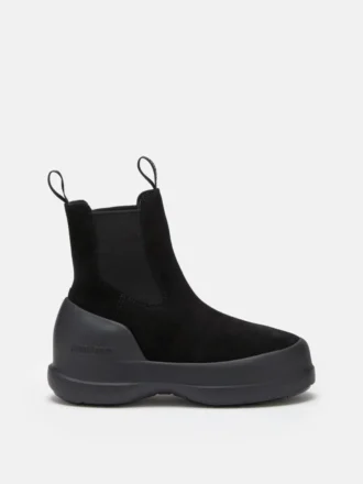 Botas Chelsea Luna de gamuza negra