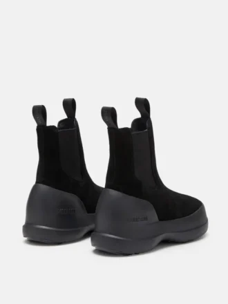 Botas Chelsea Luna de gamuza negra