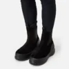 Botas Chelsea Luna de gamuza negra