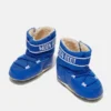 Botas Crib de nailon azul eléctrico Botas Crib de nailon azul eléctrico