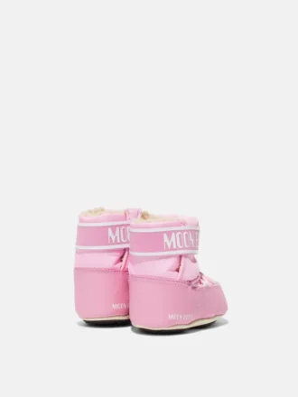 Botas Crib de nailon en rosa