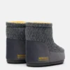 Botas de punto grises sin cordones Moon Boot X Guest in Residence Icon Low