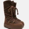 Botas de punto Ltrack en color cacao de Moon Boot X Guest in Residence Botas de punto Ltrack en color cacao de Moon Boot X Guest in Residence