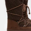 Botas de punto Ltrack en color cacao de Moon Boot X Guest in Residence Botas de punto Ltrack en color cacao de Moon Boot X Guest in Residence