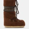 Botas Icon de forro polar marrón