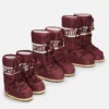 Botas Icon de nailon burdeos