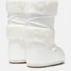 Botas Icon de pelo sintético blanco