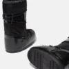 Botas Icon Glance de satén negro