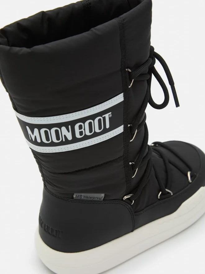 Botas Junior Park Black Tube Lace Botas Junior Park Black Tube Lace