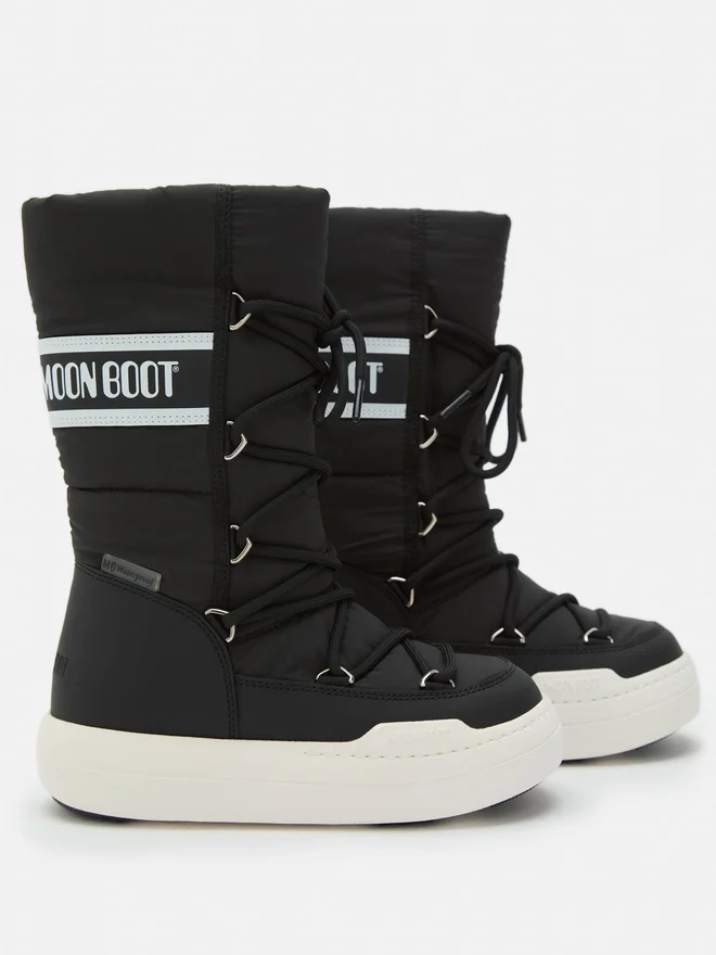 Botas Junior Park Black Tube Lace Botas Junior Park Black Tube Lace