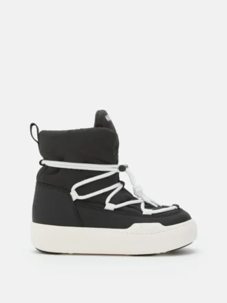Botas Junior Park negras con cordones