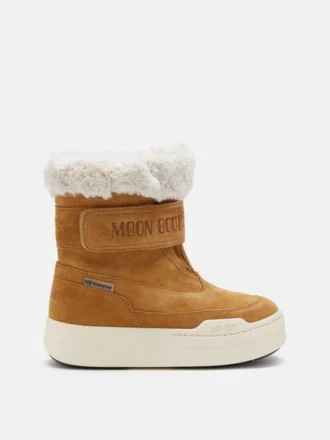 Botas Junior Park Strap de ante marrón