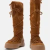 Botas Luna de ante marrón extra