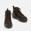 Botas medias con cordones de gamuza marrón oscuro Mezzaluna Botas medias con cordones de gamuza marrón oscuro Mezzaluna