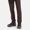 Botas medias con cordones de gamuza marrón oscuro Mezzaluna Botas medias con cordones de gamuza marrón oscuro Mezzaluna