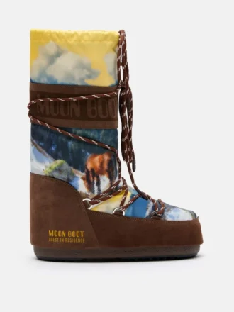 Botas Moon Boot X Guest in Residence Icon High Postcard Cocoa Boots