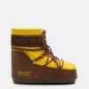 Botas Moon Boot X Guest in Residence Icon Low de nailon en color girasol y cacao