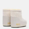 Botas Moon Boot X Guest in Residence Icon Low sin cordones en tejido de punto color arena