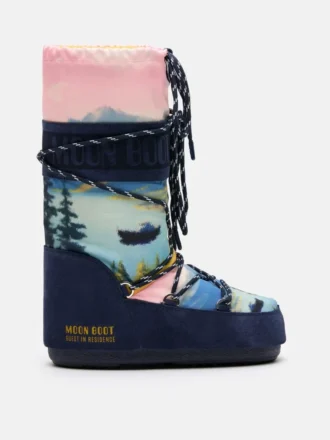 Botas Moon Boot X Guest in Residence Icon Postcard Midnight