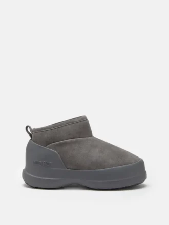 Botines de gamuza antracita Mezzaluna