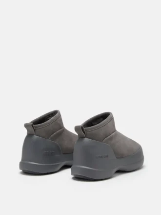 Botines de gamuza antracita Mezzaluna