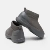 Botines de gamuza antracita Mezzaluna