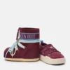 Botines Icon Low de ante burdeos