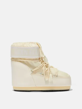 Botines Icon Low de nailon color crema