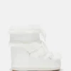 Botines Icon Low de pelo sintético blanco