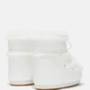 Botines Icon Low de pelo sintético blanco