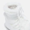 Botines Icon Low de pelo sintético blanco