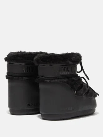 Botines Icon Low de piel sintética negra