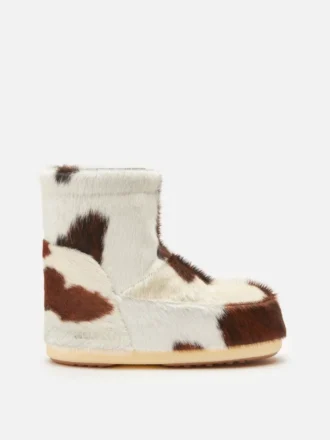 Botines Icon Low sin cordones con estampado de vaca