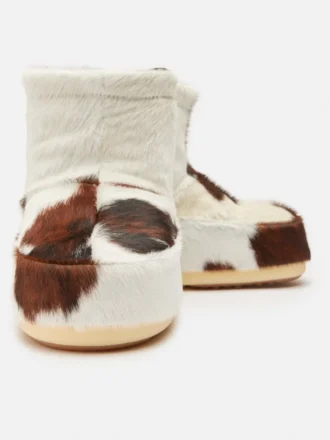Botines Icon Low sin cordones con estampado de vaca