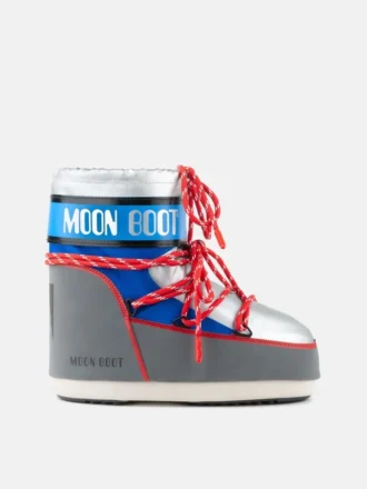Botines Icon Low Space Racing plateados