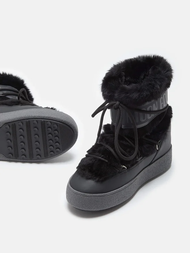 Botines Ltrack de piel sintética negra Botines Ltrack de piel sintética negra