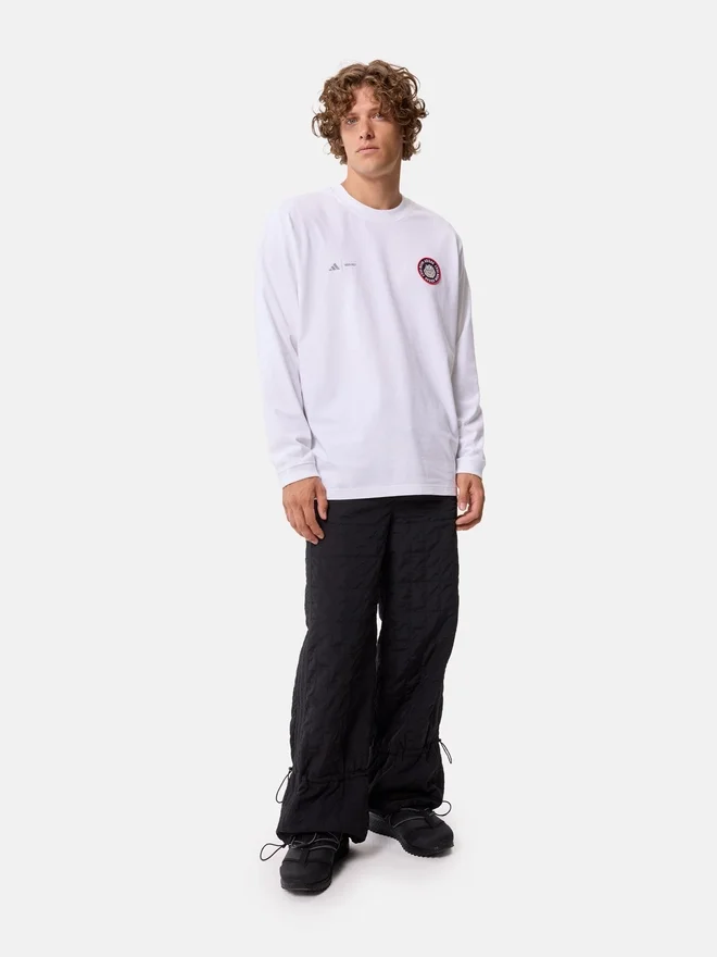 Camiseta de manga larga Adidas X Moon Boot en color blanco Camiseta de manga larga Adidas X Moon Boot en color blanco
