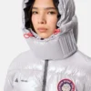 Chaqueta acolchada plateada Adidas X Moon Boot