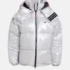Chaqueta acolchada plateada Adidas X Moon Boot