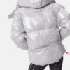 Chaqueta acolchada plateada Adidas X Moon Boot