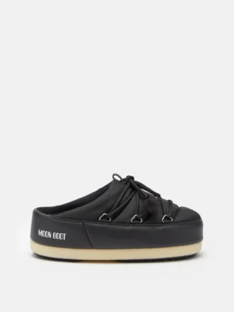 Mules de nailon negro Evx
