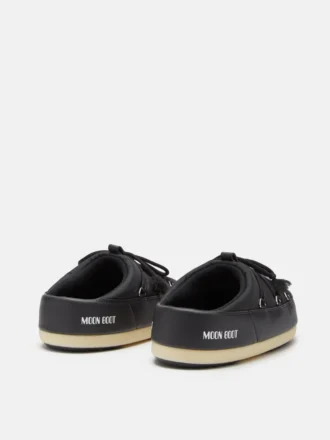 Mules de nailon negro Evx