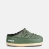 Mules de nailon verde Evx