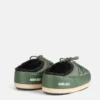 Mules de nailon verde Evx