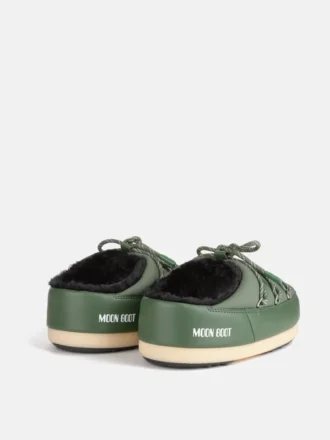 Mules de nailon verde Evx