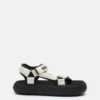 Super Sandal Black & White